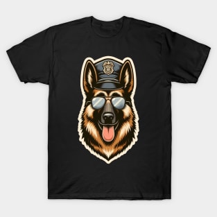 German Shepherd Police T-Shirt